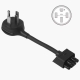 Tesla AC WORKS EV Charging Pile Adapter Plug