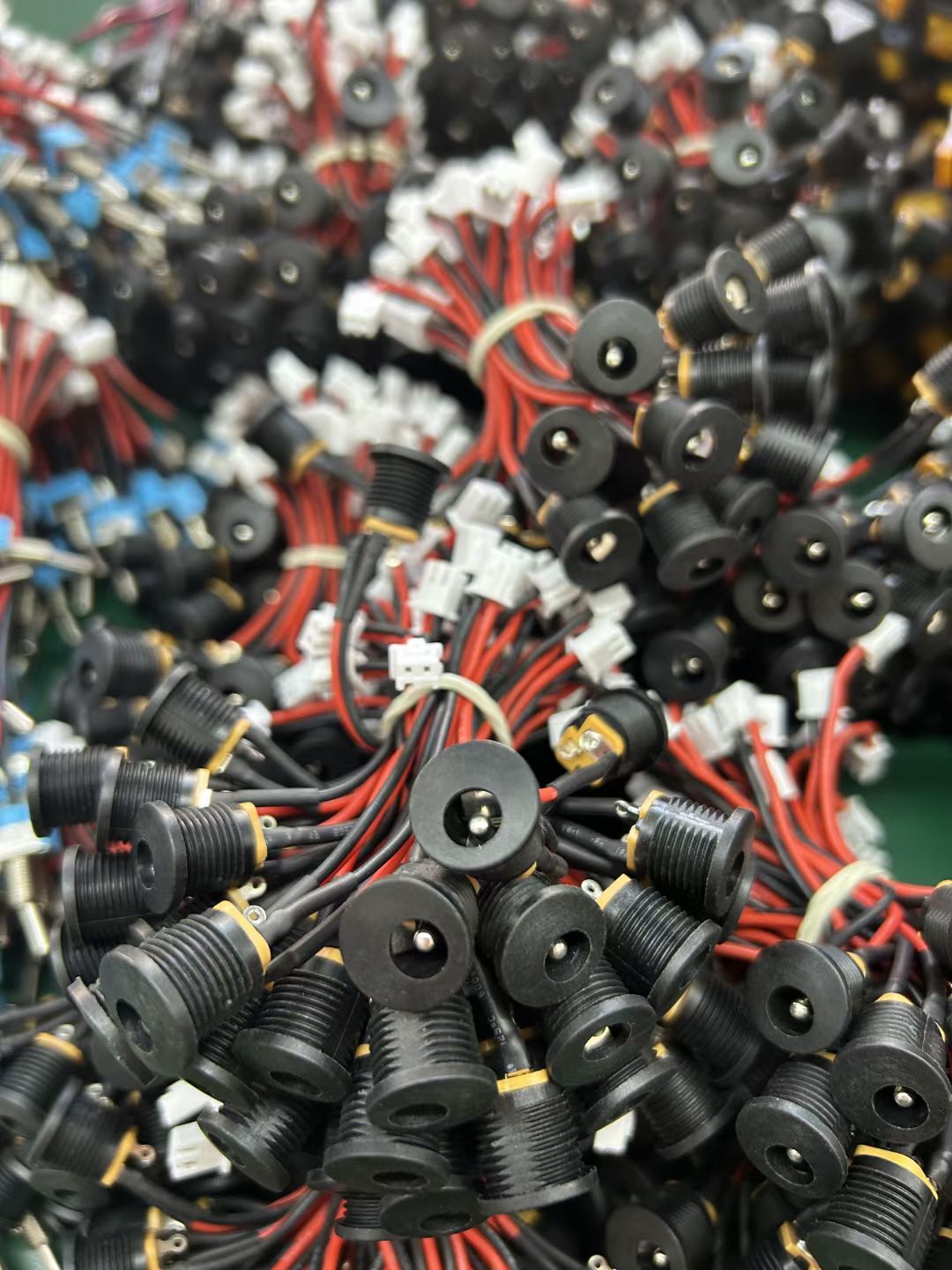 DC Panel Mount Power Jack with Pre-Wired Connector Cable Assembly