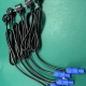 SAA Certified Australia 3 Pin Power Cord 20A Blue PowerCon Stage Light Cable Assembly