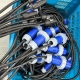IP67 Waterproof Industrial Power Extension Cord 20A 250V H05VV5-F 3G2.5mm² for Stage Light LED Display Outdoor Equipment
