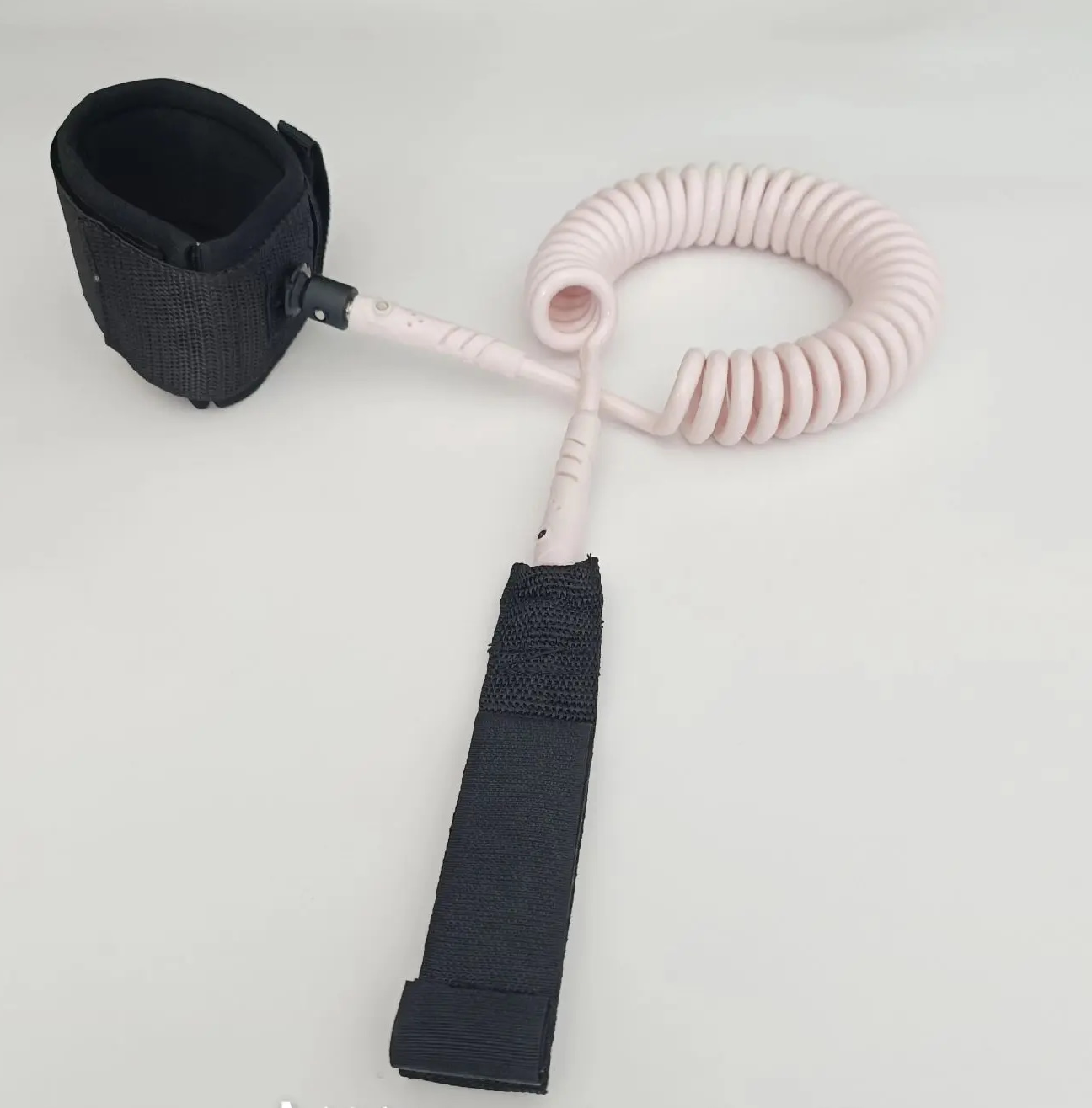 Model TSL-01 Pink PVC Child Safety Wrist Lanyard, Anti-Drop Retractable Coil Cord for Toddlers