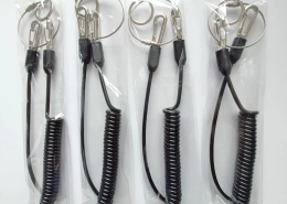 Model JT-CL-TSL Stainless Steel Anti-Drop Tool Safety Lanyard Retractable Coil Cord